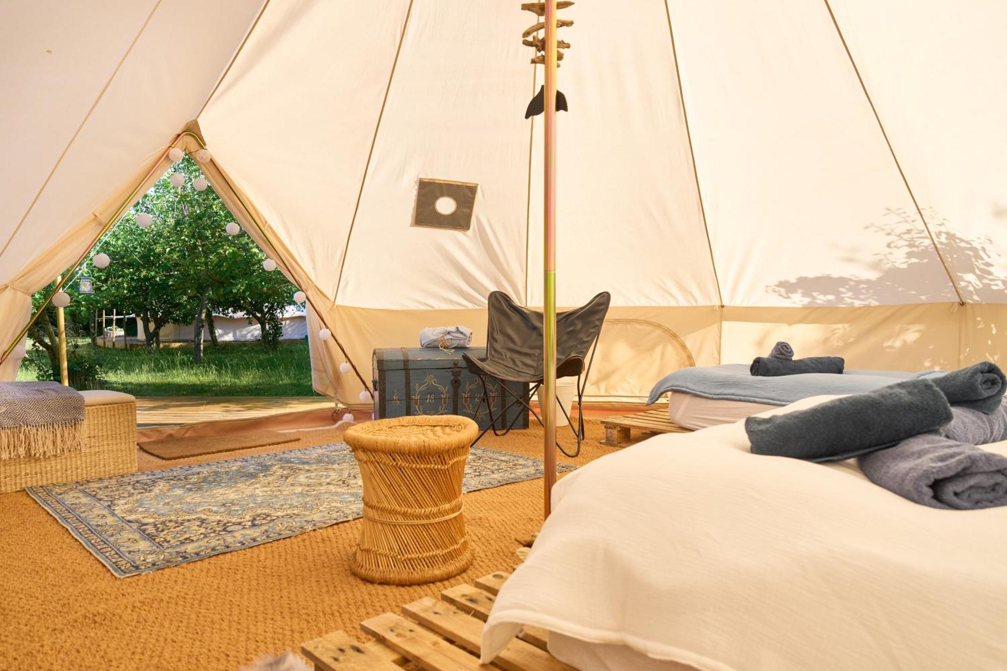 Hesselgaard Glamping Hotel Dalby Eksteriør billede