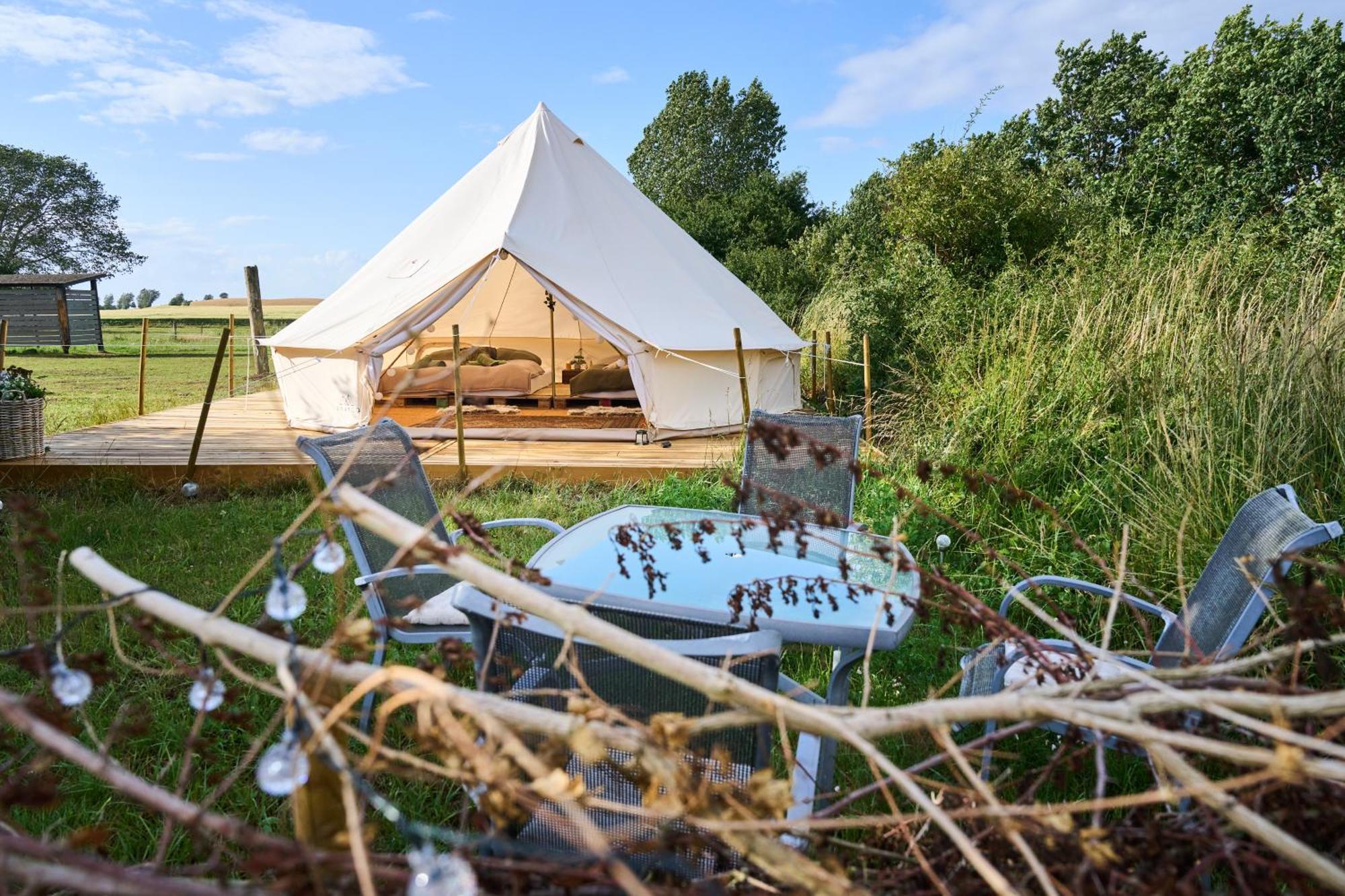 Hesselgaard Glamping Hotel Dalby Eksteriør billede