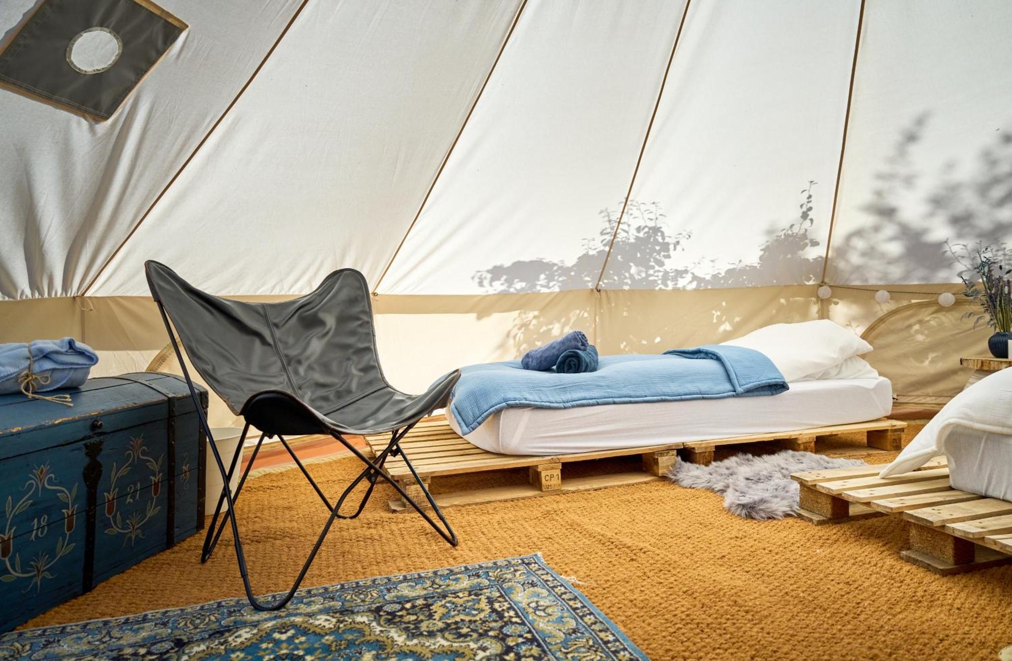 Hesselgaard Glamping Hotel Dalby Eksteriør billede
