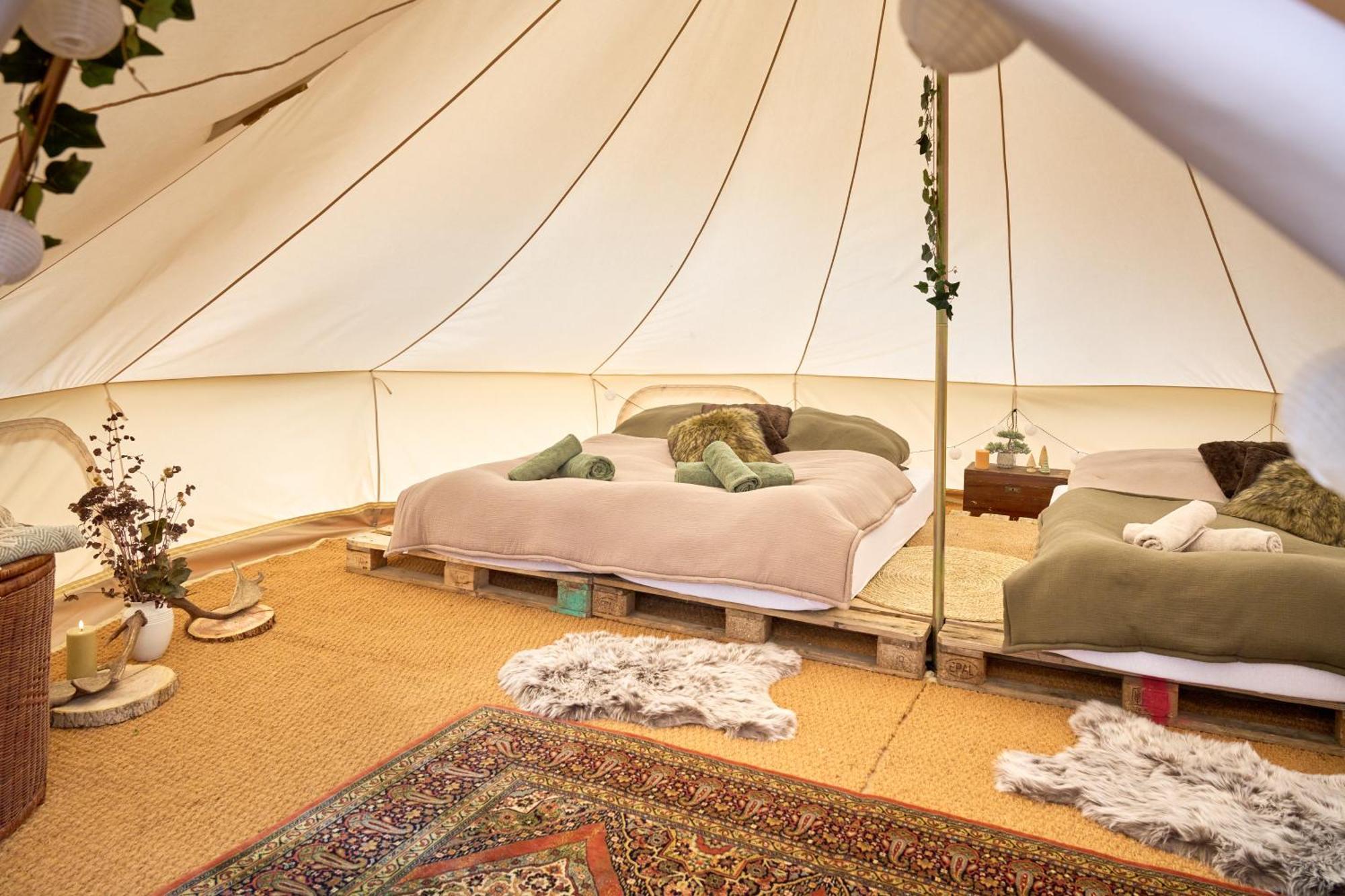Hesselgaard Glamping Hotel Dalby Eksteriør billede